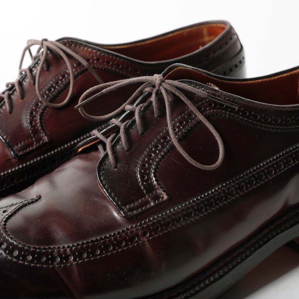Alden 975 Shell Cordovan Long Wing Blucher Size 12 - Picture 4 of 8